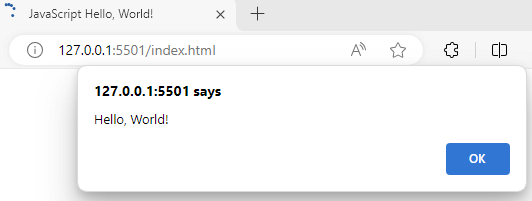 JavaScript Hello World